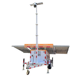 निर्माता पोर्टेबल सोलर ट्रेलर लाइट टावर्स वायरलेस सीसीटीवी कैमरा टॉवर - Product Image 5