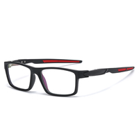 Lunettes d'ordinateur Style sport Anti lumière bleue lunettes TR 90 aluminium magnésium hommes lunettes carrées hommes sport cadre optique