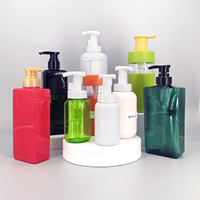 Nouvelle conception, bouteille vide de 500 ml, bouteille en PET, emballage en plastique, bouteille pour liquide lavant pour les mains, échantillon gratuit