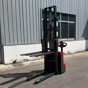 Apilador de Palés Eléctrico, Elevador de Palés de 1000 kg, 1500 kg, 2000 kg, Apilador Semieléctrico, Precio de Apilador Eléctrico Walkie - Product Image 4