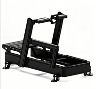 Cockpit de simulation de course en aluminium à fentes fermées DIY 40120 40160, configuration complète avec surfaces planes pour sièges de voiture modifiés