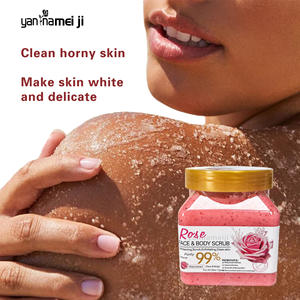 Sel de bain naturel pour la peau, gommage blanchissant pour le visage et le corps, exfoliant pour les peaux mortes, sel de mer - Product Image 2