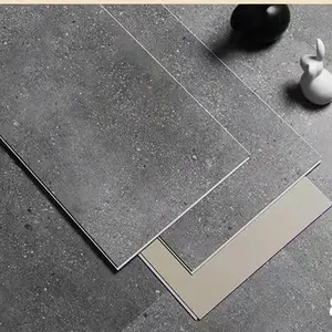 灰色白色防水Spc地板石材SPC乙烯基地板板材Cicko塑料地板