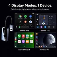 Adaptador Inalámbrico CarPlay con Certificación CE RoHS, Dongle con Logotipo Personalizado OEM ODM, con 1 Año de Garantía, Proveedor de Fábrica