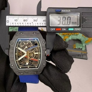 Relojes <span class=keywords><strong>Franken</strong></span> Ultrafinos con Movimiento de Titanio, 38g NTPT, Reloj Automático de Lujo Richard Mille RM67-02, Diseño Hueco, Relojes RM para Hombre - Product Image 1