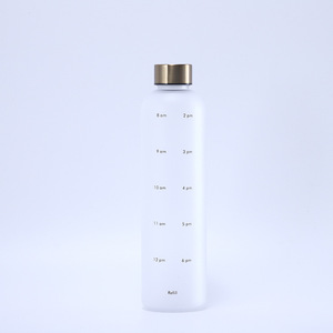 Nueva botella <span class=keywords><strong>de</strong></span> agua creativa <span class=keywords><strong>de</strong></span> <span class=keywords><strong>plástico</strong></span> agradable 1000ml botella <span class=keywords><strong>de</strong></span> agua escolar para estudiantes sin BPA Simple <span class=keywords><strong>con</strong></span> logotipo personalizado para regalo publicitario - Product Image 5