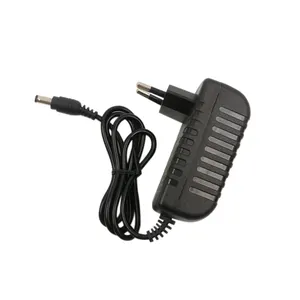 Smps-12w-e011 Eu Plug 5.5x2.5mm 1a Plug In Adapter For Cctv System Led Stripe Light Wall Mount Power Supply 12v