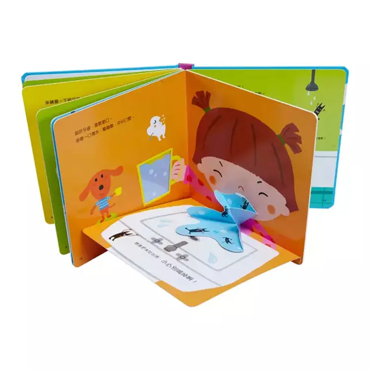 Stampa di libri per bambini con libri pop-up personalizzati di alta qualità