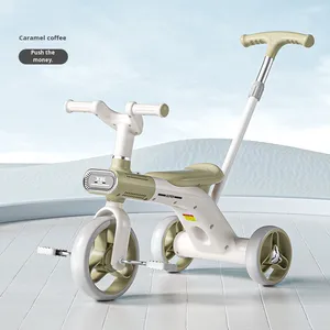 Patinete Infantil 3 en 1 de Tres Ruedas, Disponible en Varios Colores, Se Puede Sentar o Usar para Montar, Juguete para Bebés - Product Image 3