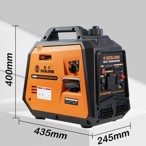 원격 시동 기능이 있는 휴대용 <span class=keywords><strong>2kW</strong></span>-6.5kW 저소음 가솔린 인버터 발전기, 가정용, RV 및 야외용 50Hz/60Hz 전력 - Product Image 2