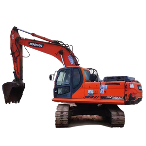 รถขุดตีนตะขาบ Doosan DX260 มือสองจากเกาหลี ประสิทธิภาพสูง เครื่องยนต์ Doosan ปั๊มไฮดรอลิก KYB ได้รับการรับรองมาตรฐาน CE พร้อมหัวเจาะ Daewoo - Product Image 1