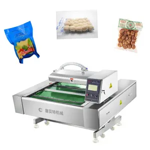 Automatic Continue Belt Vacuum Packing Machine conveyor vacuum packaging machine black caviar vacuum packaging machine