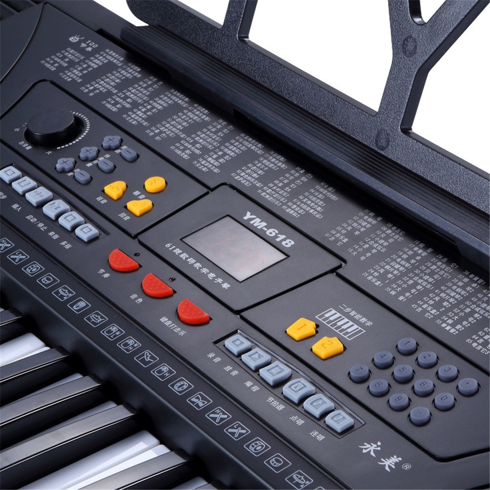 YM-618 Keyboard - Educational Electronic Piano with 61 Keys