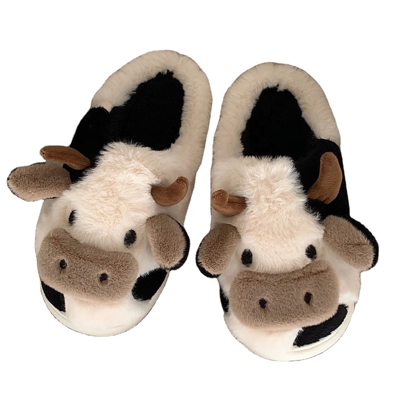 Wholesale Cow Style Slippers Animal Design