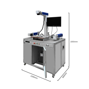 Macchina Incisore Laser a Fibra MOPA Industriale 4-in-<span class=keywords><strong>1</strong></span> Raffreddata ad Aria per Laptop, Incisione e Sbavatura Interna ed Esterna di Superfici D - Product Image 2