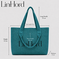Sac à bandoulière en tricot en gros avec logo personnalisé et poignées longues et courtes pour les acheteurs de marques de mode et les gammes d'accessoires de boutique