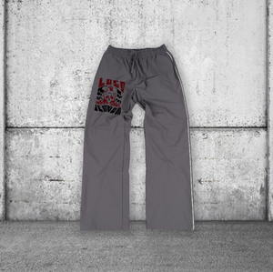 Baggy Gym Athletic Running Hombres Jogger Pantalones de chándal Rayas laterales Logotipo personalizado 100% Algodón Ecológico Transpirable Lona de gran tamaño - Product Image 5