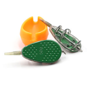 Accessoires de pêche à la <span class=keywords><strong>carpe</strong></span>, <span class=keywords><strong>ensemble</strong></span> de nourrisseurs méthode avec piège à moule souple, plomb, matériel de pêche au gros, cage à appâts, nourrisseur - Product Image 5