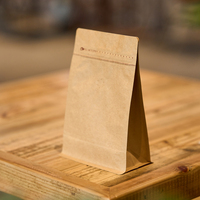 Pochette en papier kraft biodégradable avec fenêtre, thermoscellable pour les truffes au chocolat