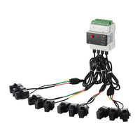 Acrel Compteur d'énergie 4 canaux 3 phases Lora Communication Rs485 Modbus-Rtu DI/DO Pairng 600a Capteur de courant