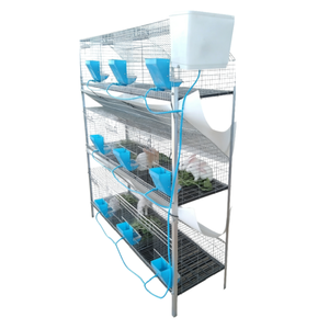 Heavy Duty Galvanized <b>Rabbit</b> Breeding Cage with Attachable Nest Box for Farm Use - Product Image 3