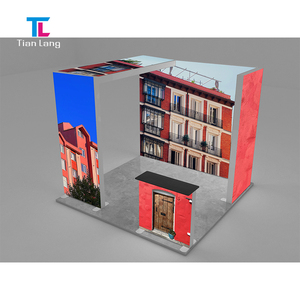 Cajas de luz LED de aluminio TianLang, exhibición de Feria Comercial 6*3, diseño de cabina de exposición elegante para publicidad - Product Image 4