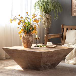 Huis Eetzaal Meubels Massief Houten Retro Japans Design Diner Center Tafels Villa Eettafel - Product Image 5
