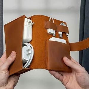 Étui de chargeur portable, câble de données, chargeur, batterie externe, sac de rangement - Product Image 2