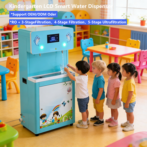 Dispensador de <span class=keywords><strong>Agua</strong></span> Fría y Caliente Eléctrico de Acero Inoxidable de 18L con Sistema de Ósmosis Inversa para Uso en Guarderías, Hogares y Hoteles - Product Image 1