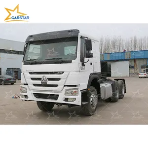 6*4 tekerlek 420 HP yeni Sino 6X4 başbakan Mover sağ el sürücü Sinotruk HOWO kullanılan römork traktör kamyon kafa kamyon satılık