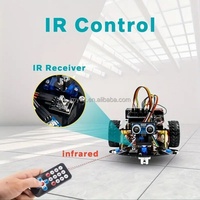 Kit de Desarrollo de Coche Robótico 4WD, Juguetes Educativos STEM para