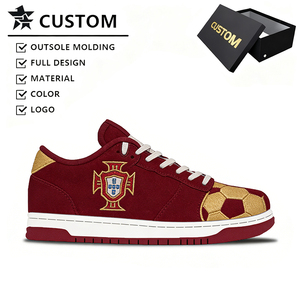 Heren op maat gemaakte retro leren hardloopschoenen, casual basketbal- en skateboardschoenen, streetwear sportschoenen - Product Image 2