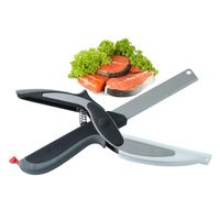 Couteau de cuisine en acier inoxydable Tc, ciseaux de cuisine multifonctionnels, ciseaux à aliments multi-usages, ciseaux à légumes