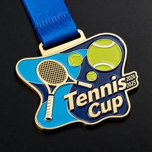 Médaille personnalisée de sport en métal 3D, design rond, logo coloré, pour les récompenses des matchs de basketball scolaires - Product Image 4