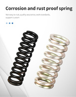 Pegas Kompresi Gulung Baja Tahan Karat YU HUI Model YH-081 Kiri/Kanan 10.0mm Panjang Ekstra Beban 50lb