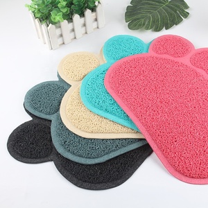 Wasserdichte Rutschfeste Outdoor-Fußmatte im Klassischen Stil mit Niedlichem Tierpfoten-Design aus PVC-Gummi, Haustiermatte in Kartonverpackung - Product Image 1