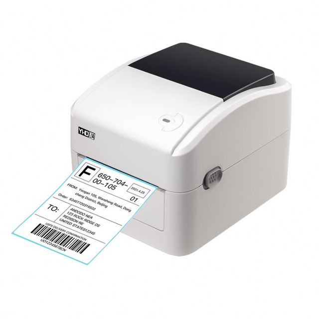 Xprinter XP-420B/460B Desktop Inkless Thermal Printer 4x6 Shipping Label USB Connection White Black Address Waybill Printer
