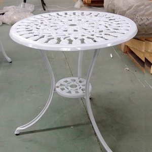 Set giardino Patio in alluminio per <span class=keywords><strong>tutte</strong></span> <span class=keywords><strong>le</strong></span> stagioni Outdoor 3 pezzi Tulip bistrot set - Product Image 2
