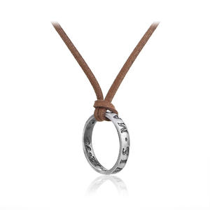 Game a Thief's End Nathan Drake Colliers Chaîne en cuir Mysterious Sea Area Cosplay Accessory Men Jewelry - Product Image 1