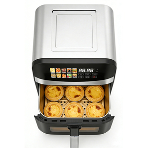 Nouvelle <span class=keywords><strong>Friteuse</strong></span> à Air Visuelle avec Fenêtre, 8L <span class=keywords><strong>XXL</strong></span> Taille Familiale, Éléments Chauffants, Écran Tactile Numérique, Four à Air avec Minuteur - Product Image 4