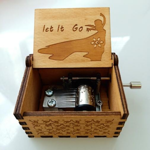 Ever Bright Custom Beauty the Beast Mini boîte à musique à manivelle fonction rotative pour <span class=keywords><strong>la</strong></span> Saint-Valentin cadeau d'anniversaire de Noël - Product Image 1