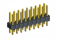 Connecteur à broches droites 2 rangées 2,54 mm – 42, 44, 46, 48, 50, 52, 54, 56, 58, 60, 62, 64, 66, 68, 70, 72, 74, 76, 78, 80 broches
