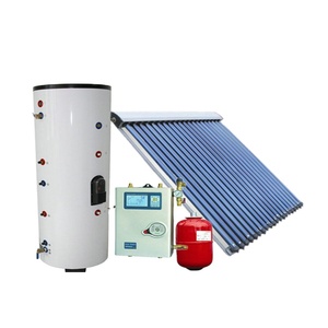Système de <span class=keywords><strong>chauffe</strong></span>-<span class=keywords><strong>eau</strong></span> solaire à pression fractionnée à tubes sous vide électrique/solaire <span class=keywords><strong>250</strong></span> <span class=keywords><strong>litres</strong></span> pour hôtel, usage extérieur et domestique - Product Image 2