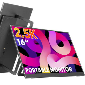 16 inç 2.5K LCD Monitör Taşınabilir 2560x1600 IPS HDR10 Desteği VESA Montajlı Dahili Stand USB-C İş ve Yaratıcılık İçin Dahili Hoparlör - Product Image 1