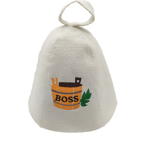 Nuevo y en Tendencia: Gorro de Sauna de Fieltro de Lana de Alta Calidad con Logotipo Personalizado Bordado, Servicio 24/7, Tallas S/M/<span class=keywords><strong>L</strong></span> - Product Image 5