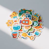 Feuille de coupe de graffiti en vinyle avec impression personnalisée Autocollants auto-adhésifs personnalisés pour enfants avec dessin animé mignon