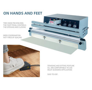 เครื่องซีลถุงอัตโนมัติแบบเท้าเหยียบ สำหรับซีลถุงพลาสติก ฟอยล์อะลูมิเนียม และถุง ESD - Product Image 2