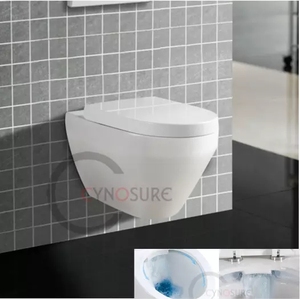 WC suspendu en céramique sans bride, blanc, 180 mm, petit modèle, prix usine - Product Image 5