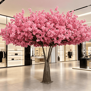 Árbol de Flores de Cerezo Artificial Grande Personalizado, Ultra Realista y Fácil de Instalar con Entrega a Domicilio para Decoración Comercial de Diseño - Product Image 2