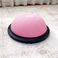 Demi-ballon de yoga en PVC durable, fiable, stable, résistant, sûr, pour l'entraînement, la routine, la forme physique, l'équilibre, les étirements et la stabilité